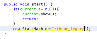 Change the theme reference in your app main class
