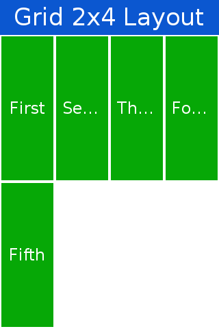 Grid Layout 2×4
