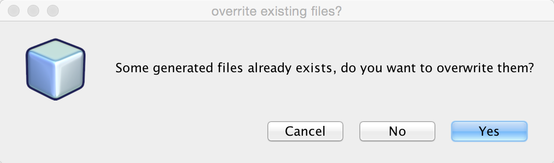 Running "Generate Native Access" when some/all the native files exist already